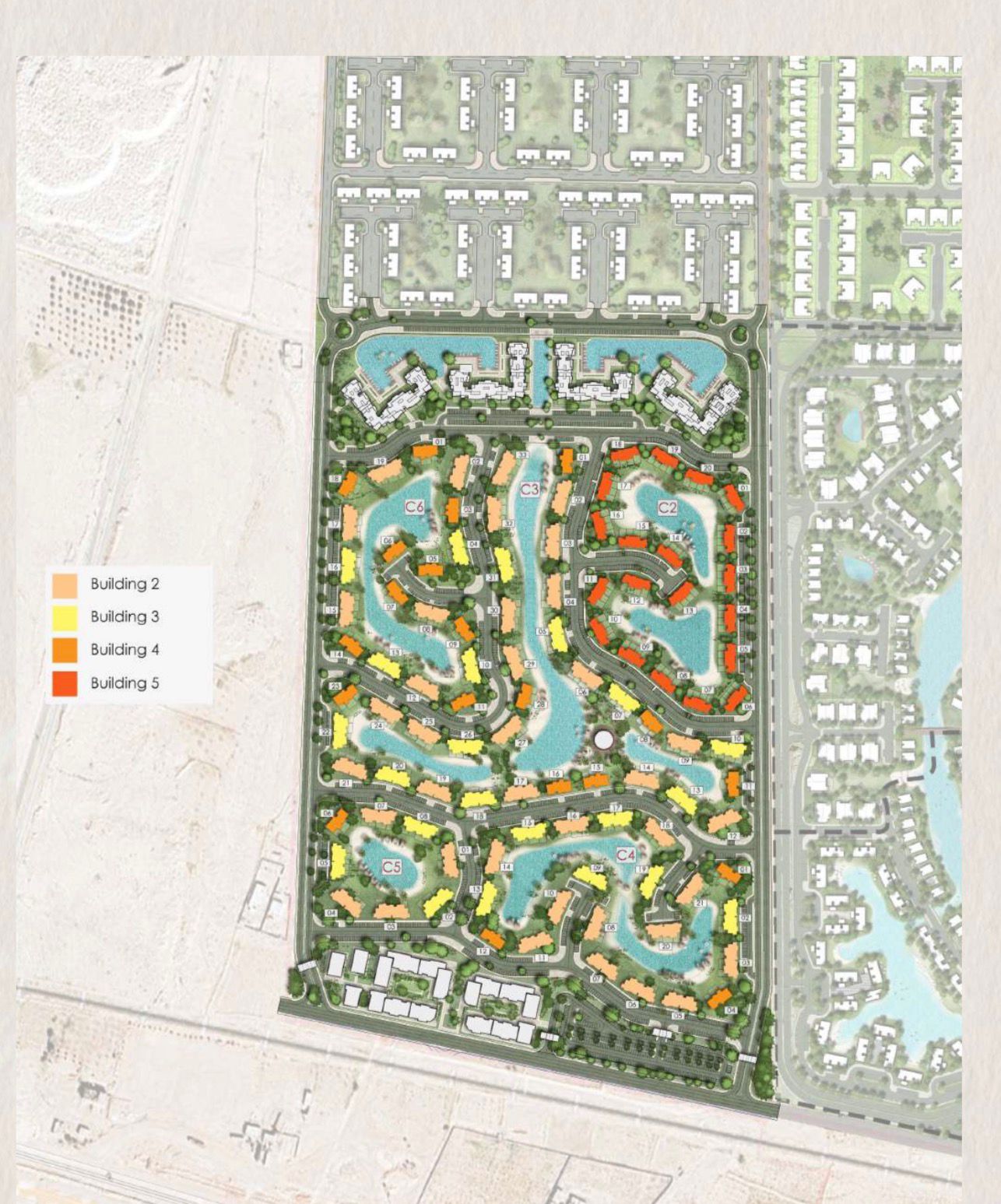 The Cove Lagoon Residence master plan