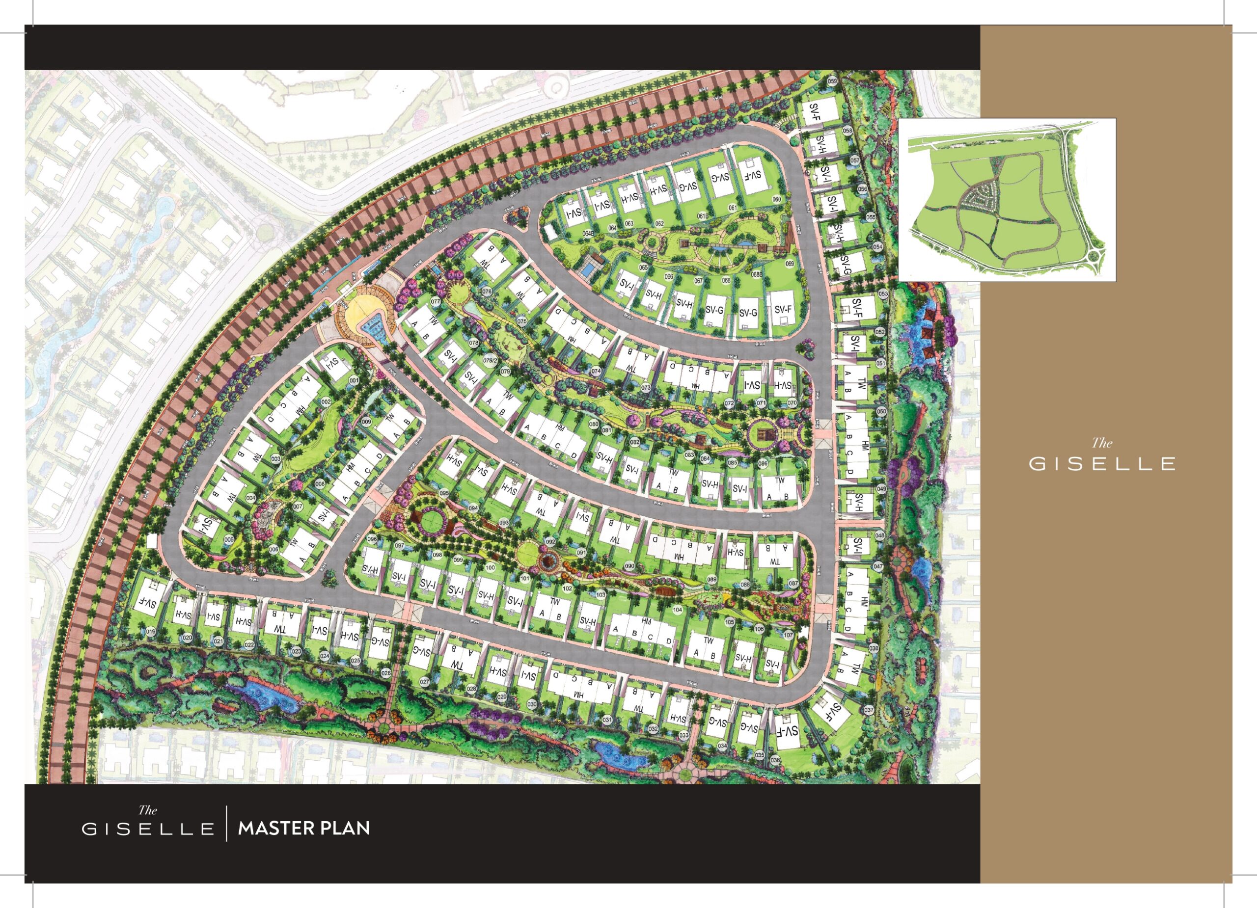 The Giselle  SwanLake Residences master plan