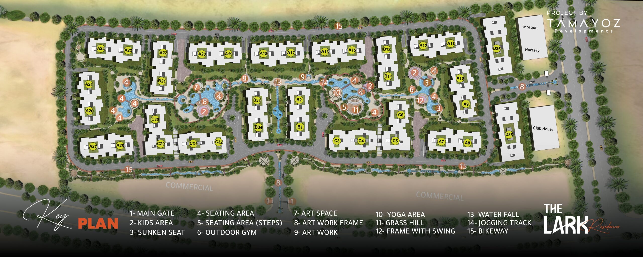 The Lark Residence master plan