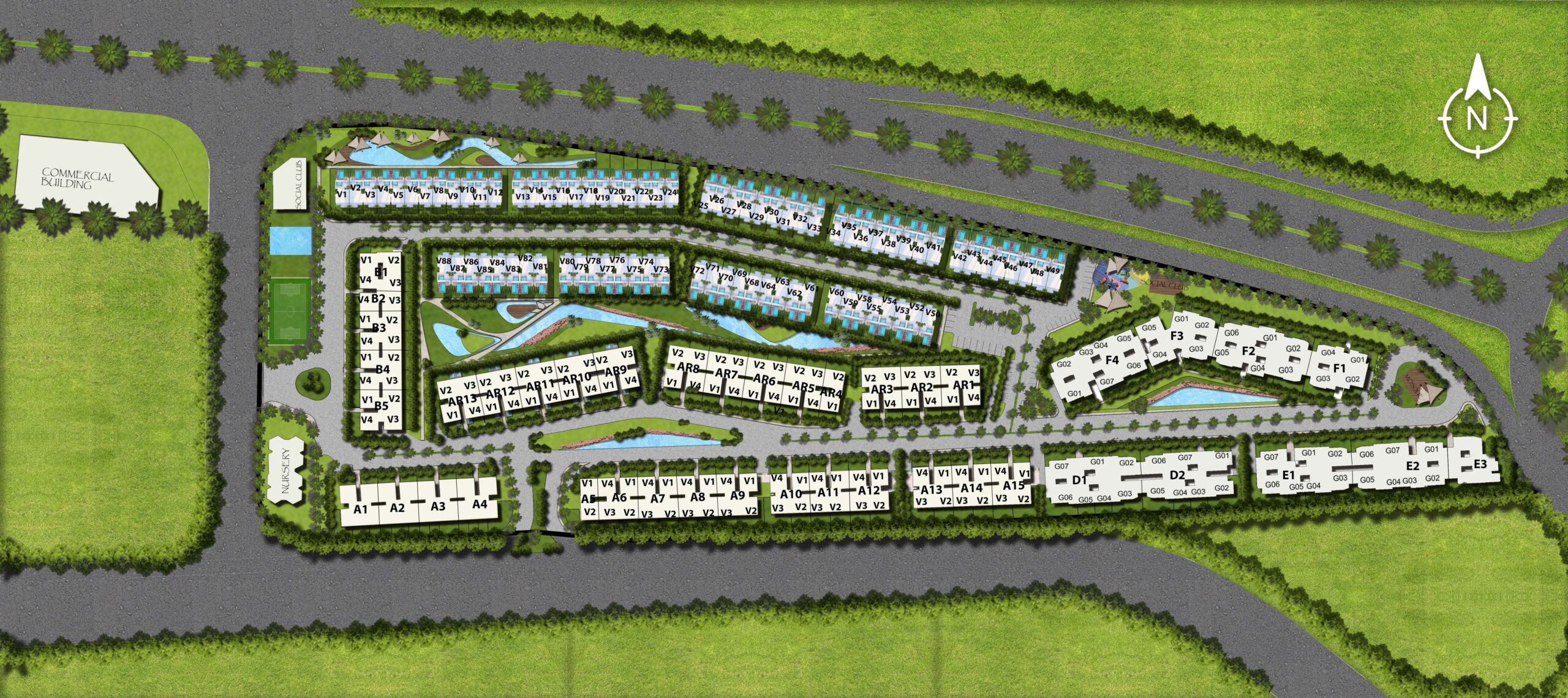 The Median Residences master plan
