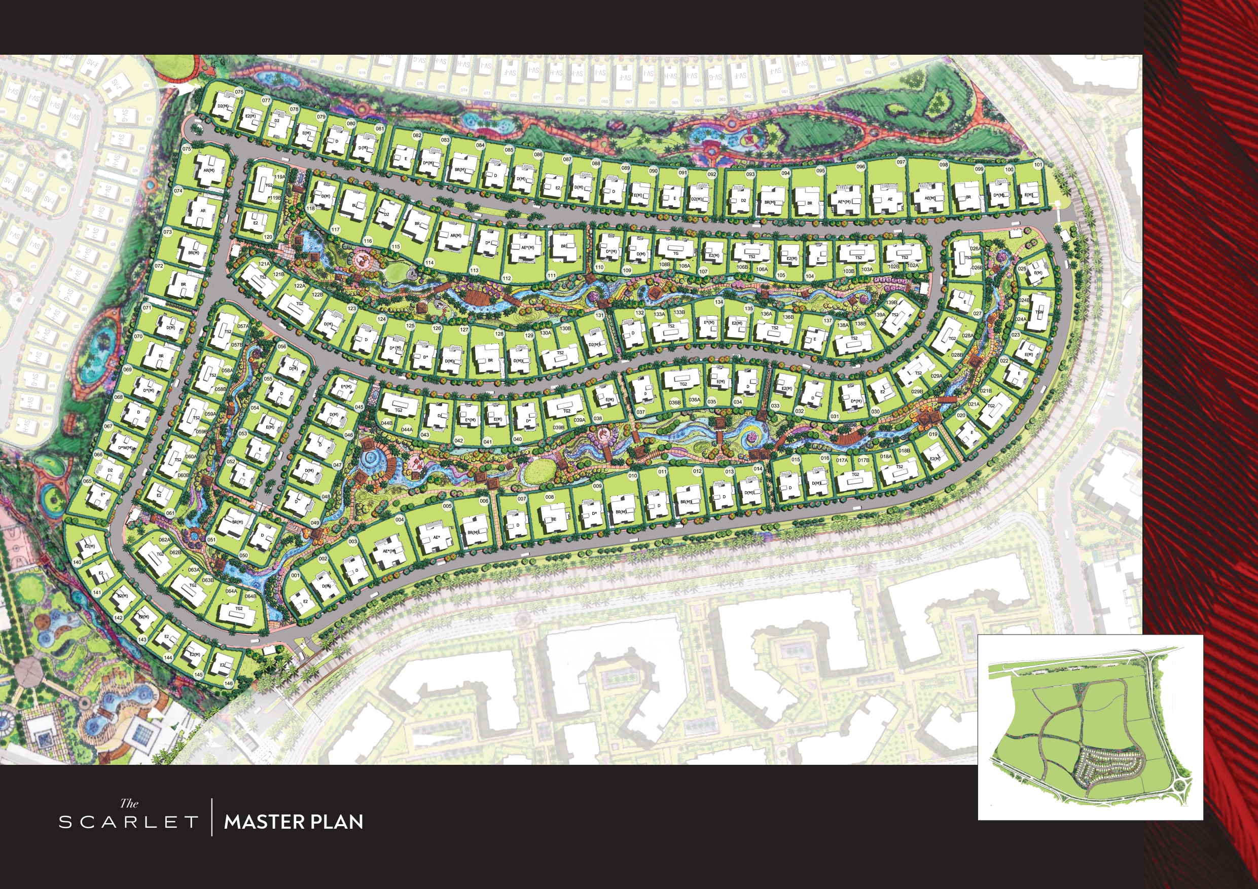 The Scarlet  SwanLake Residences master plan
