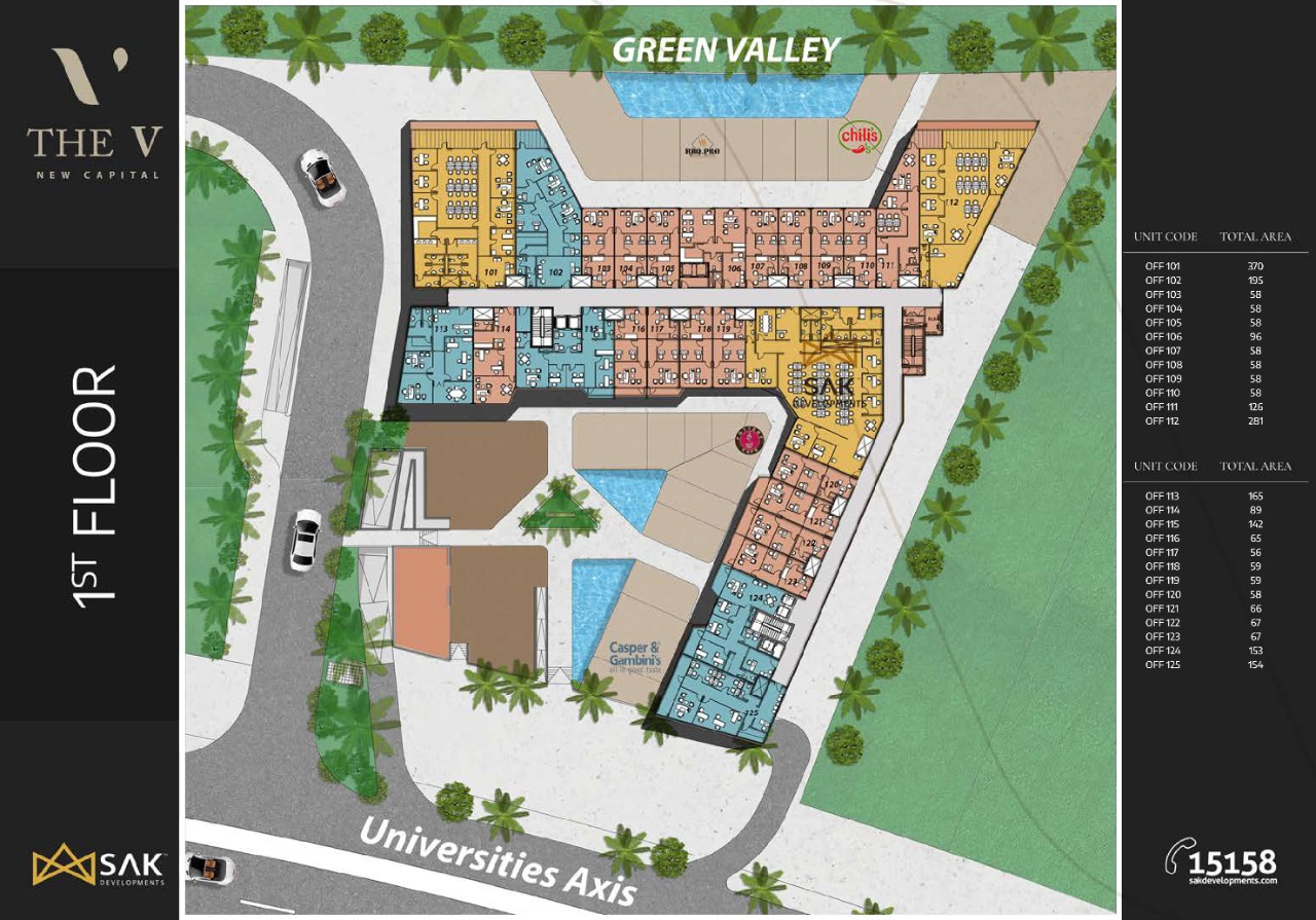 The V Hub master plan