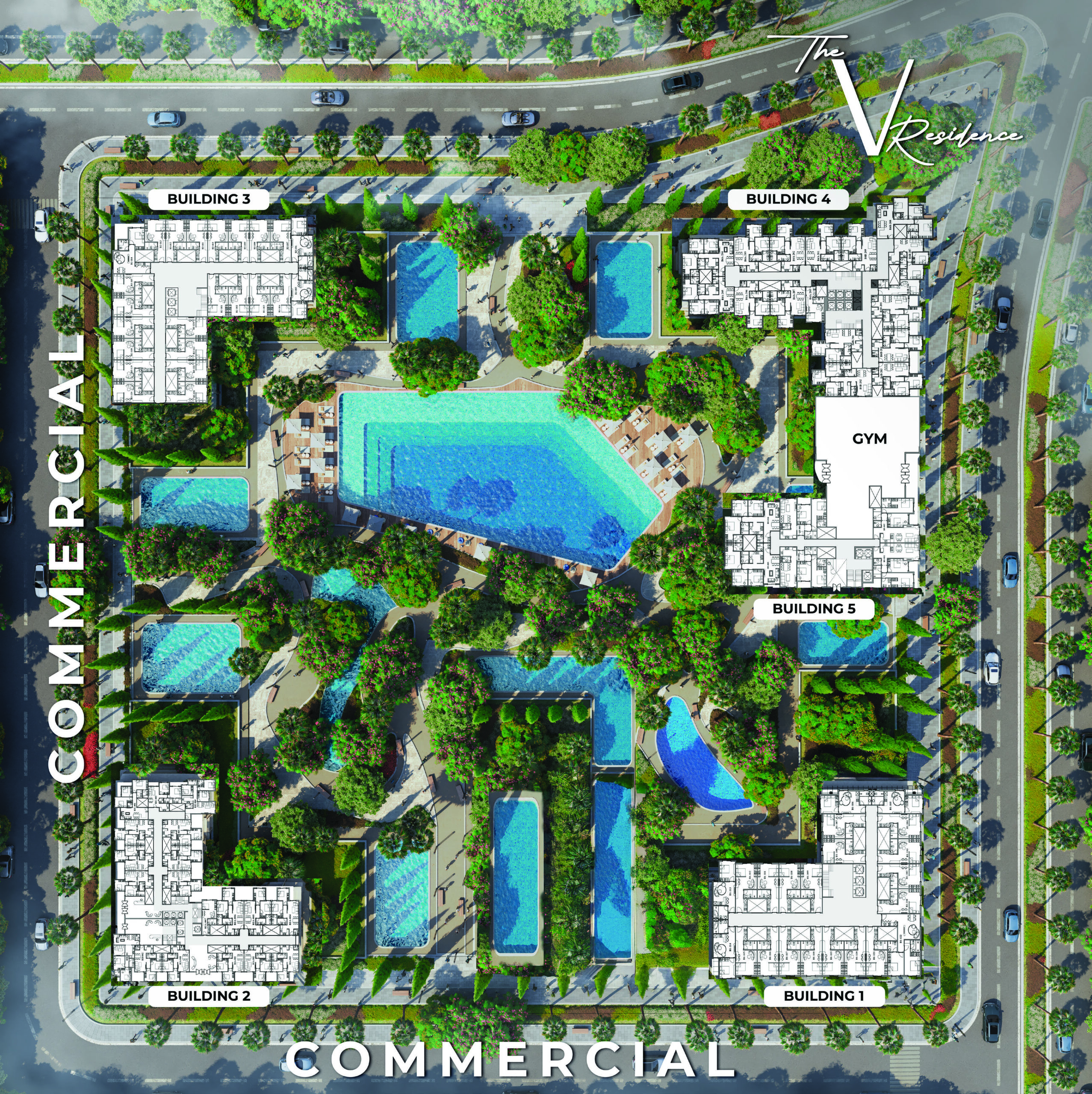 The V Residence – Villagio master plan
