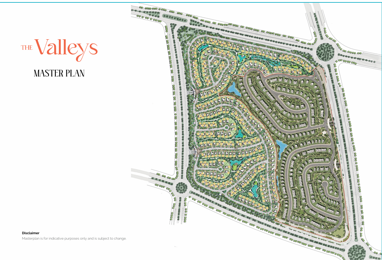 The Valleys master plan