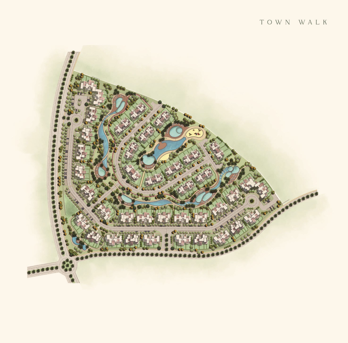 Town Walk master plan