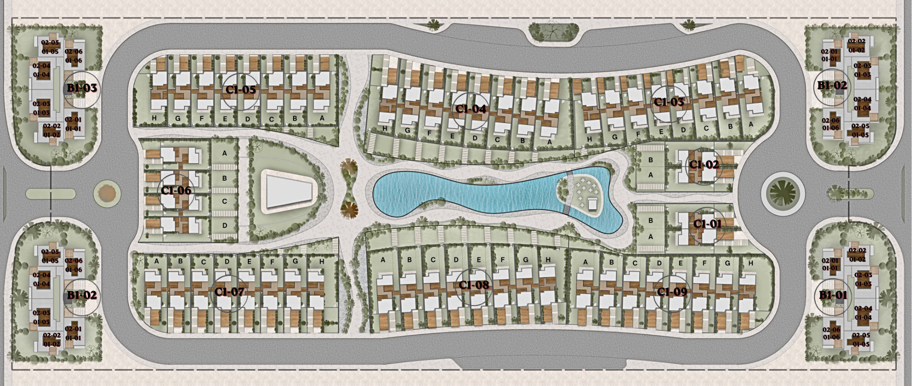 V residence master plan