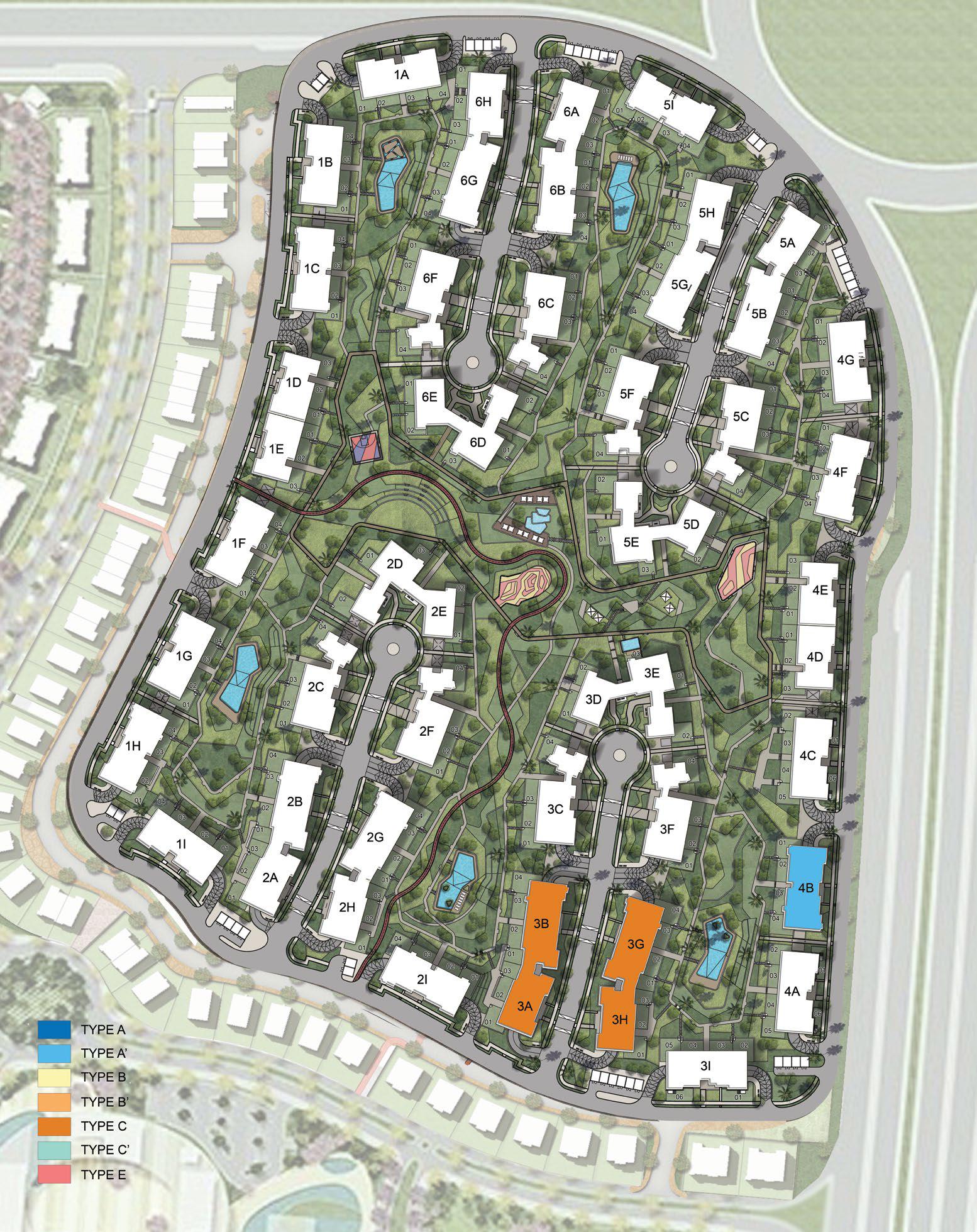 V Residences By Villette master plan