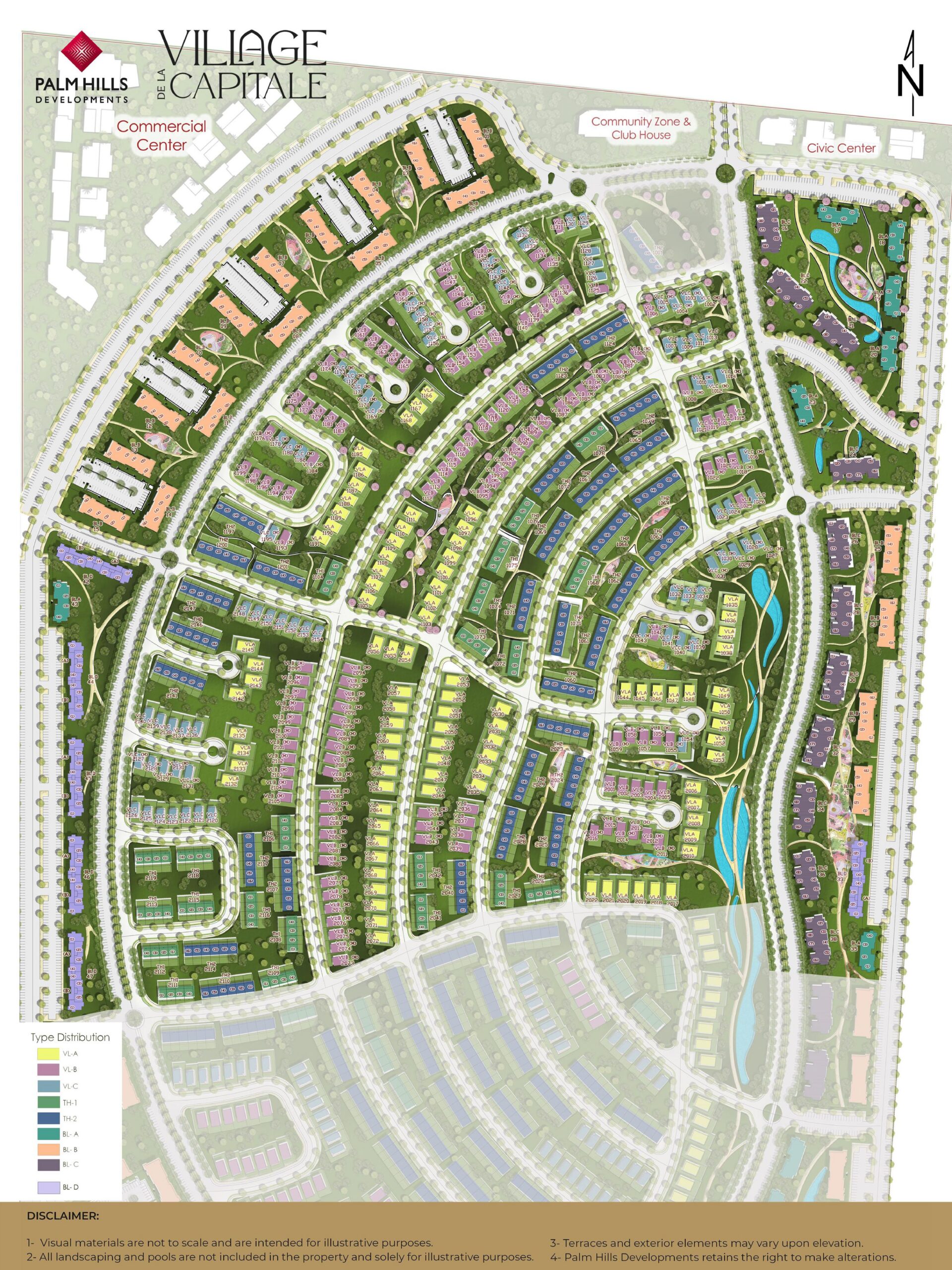 VILLAGE DE LA CAPITALE master plan