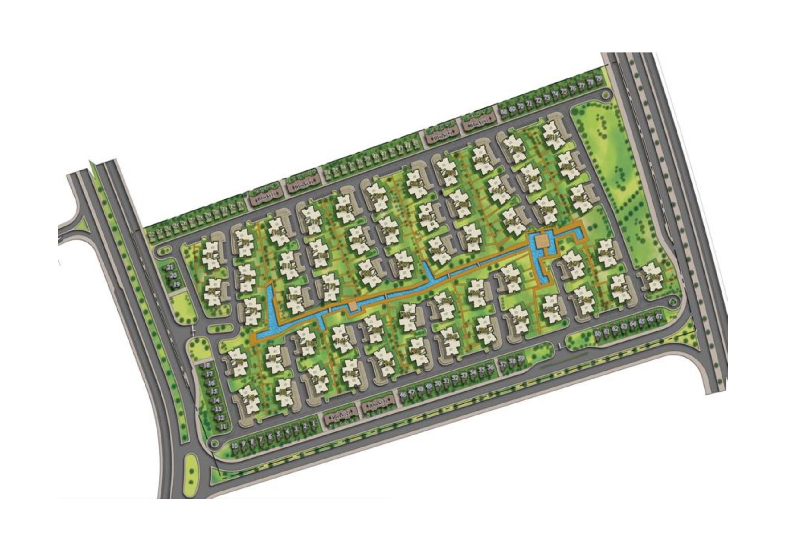 Village Garden Katameya master plan