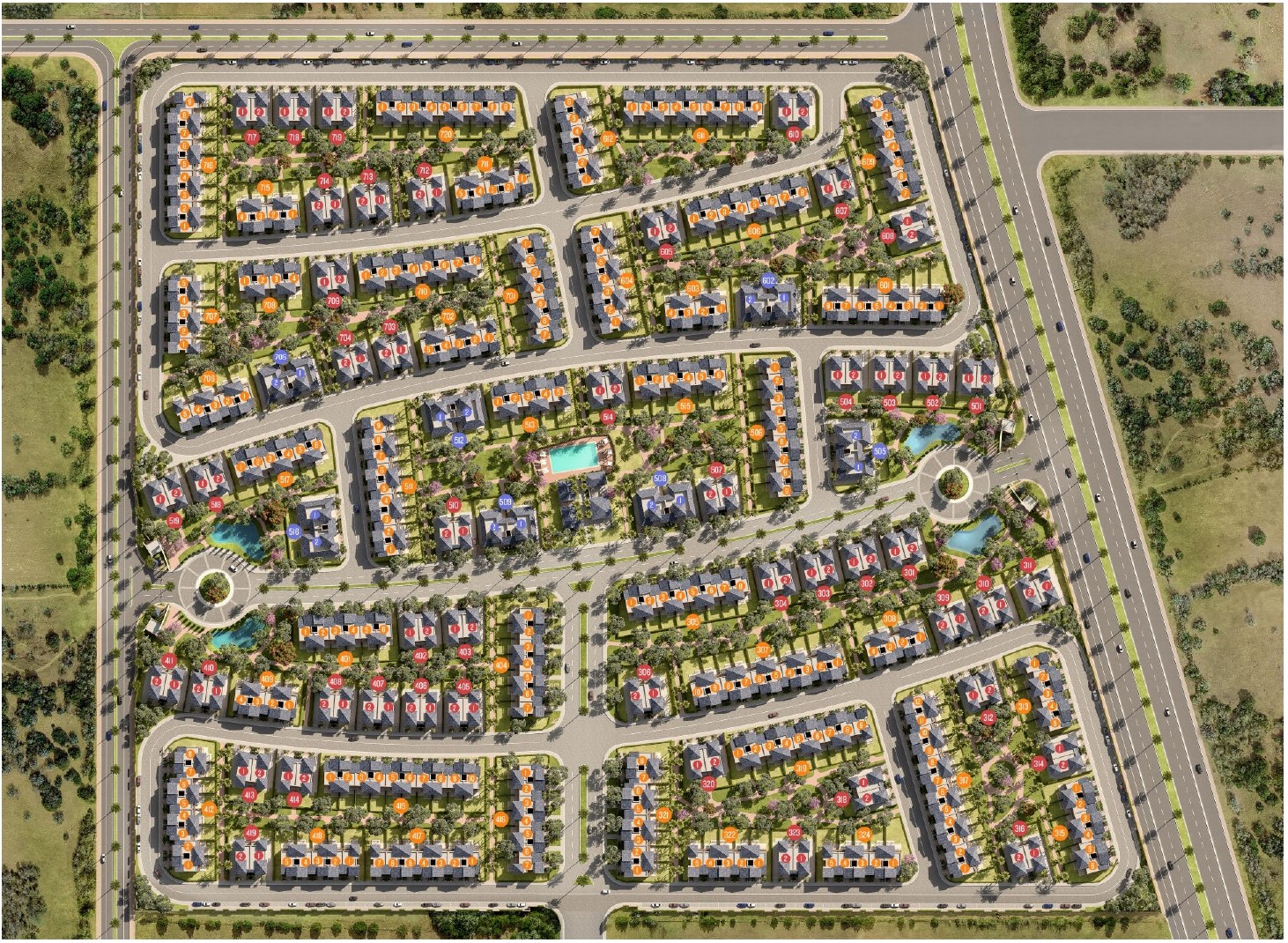 Village West master plan
