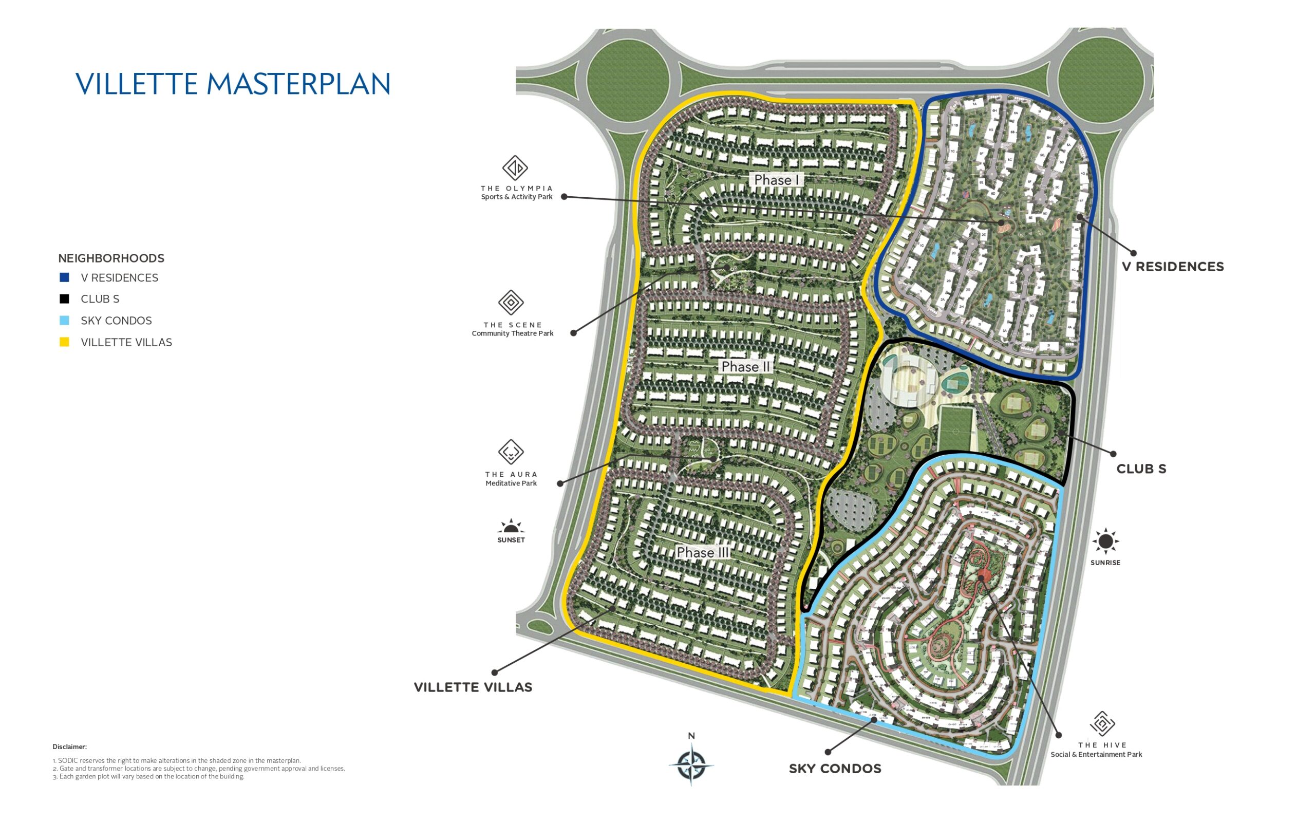Villette master plan