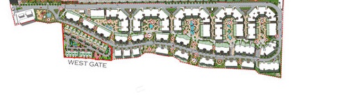 West Gate Pyramid Hills master plan