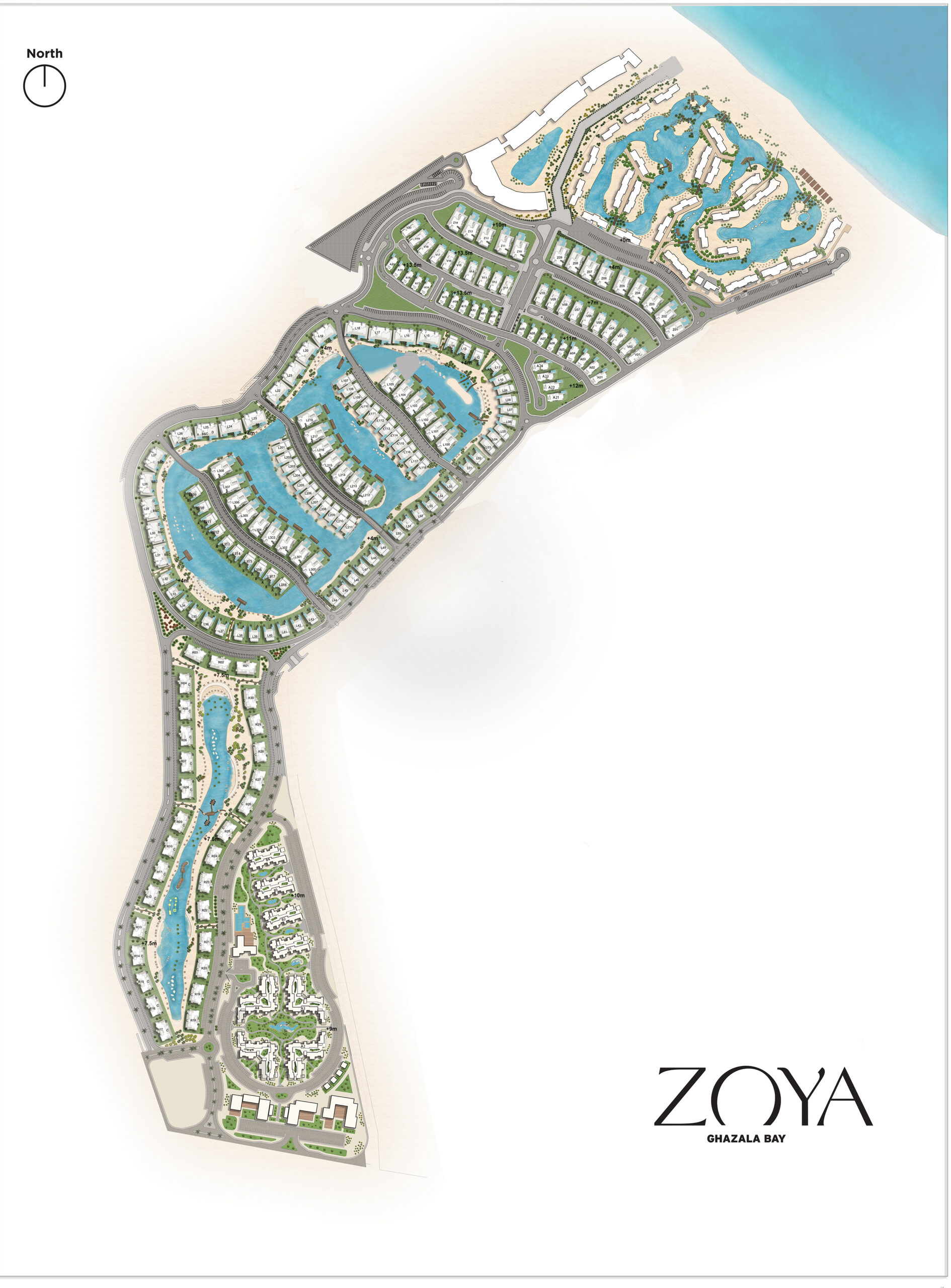 Zoya Ghazala Bay master plan